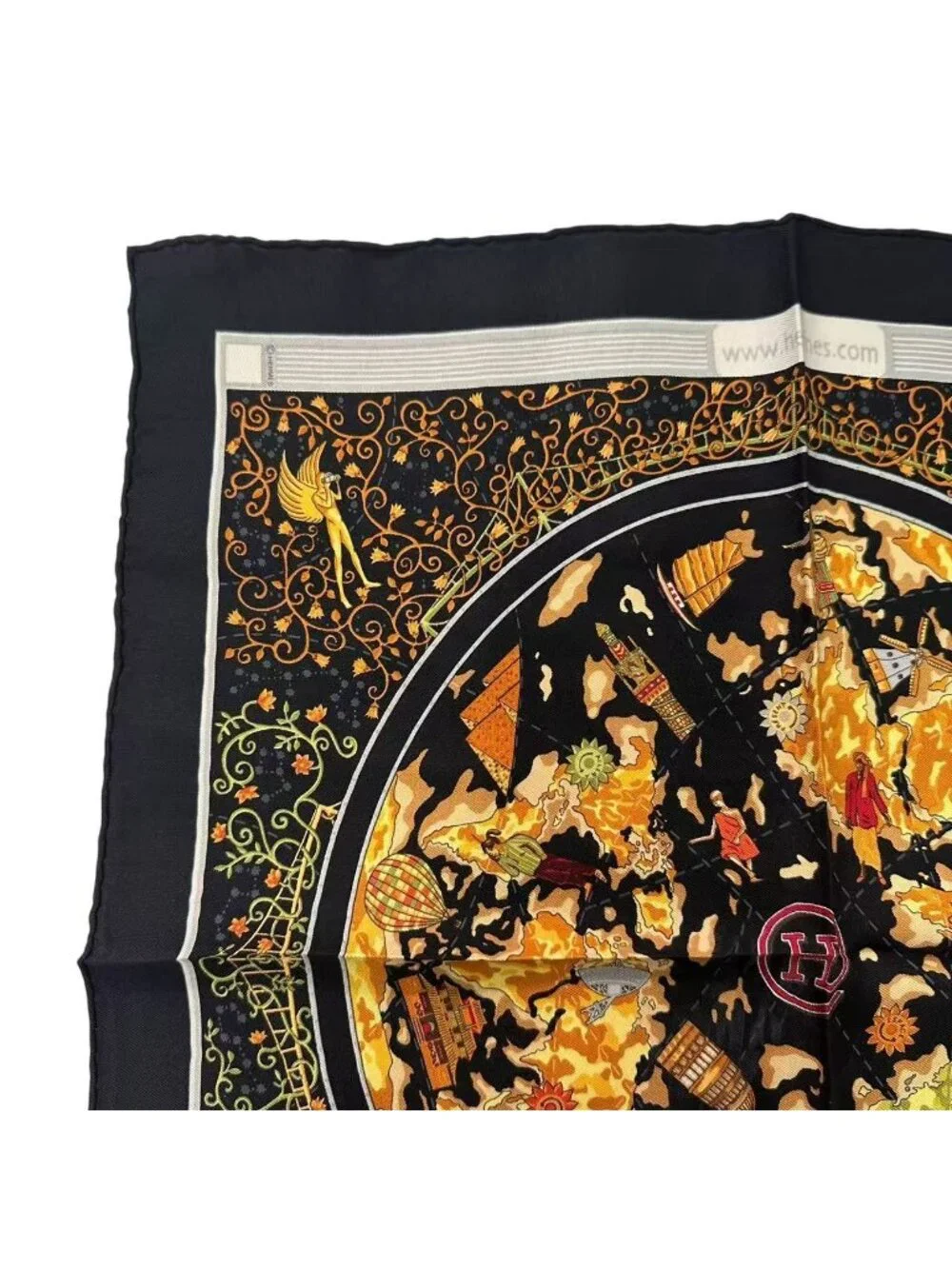 Hermes scarf silk